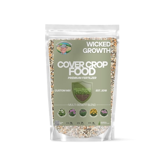 Old Cobblers Farm™ Cover Crop Food - Premium Fertilizer - Improves Soil Quality, boosts Organic Matter, and restores Soil Balance Between plantings (10 lbs)