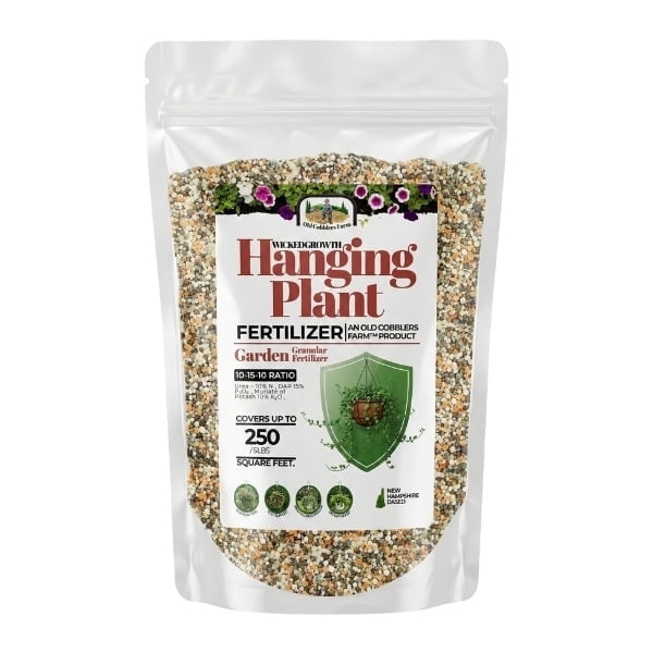 Old Cobblers Farm Wicked Growth Hanging Plants Fertilizer  Supports  Cascading Blooms and Vibrant Hanging Baskets All Season (5 lbs | 10 lbs |  15 lbs | 20 lbs) (10lbs) - Walmart.com