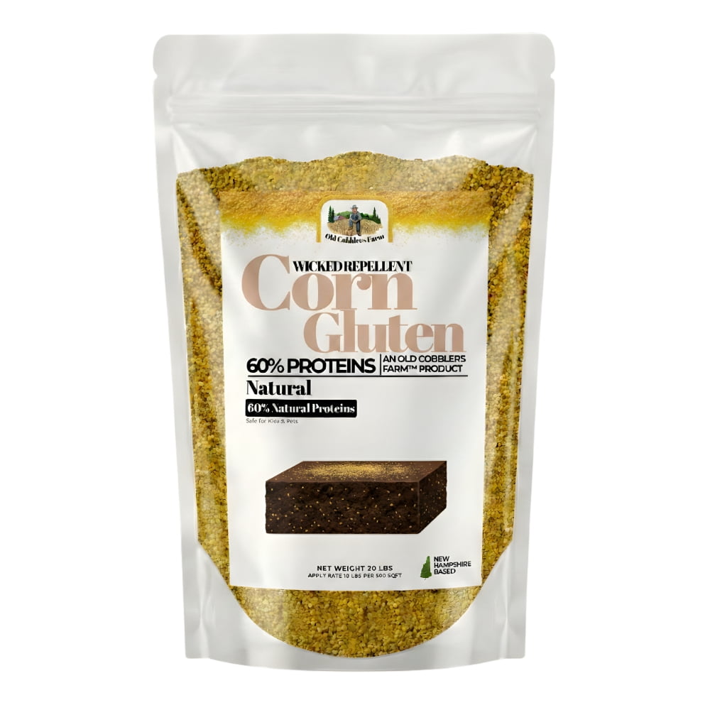 Old Cobblers Farm Organic Corn Gluten Fertilizer, Non Gmo, 15lb