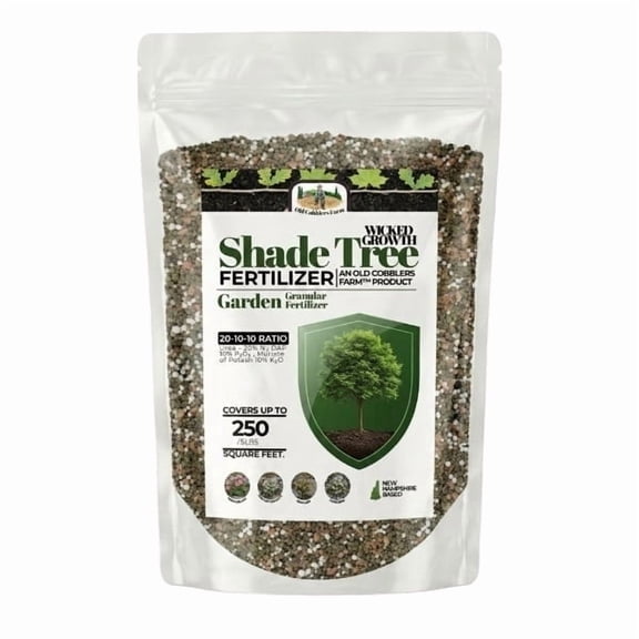 Old Cobblers Farm™ Shade Tree Food - Premium Fertilizer - Promotes Strong Vertical Growth and Broad Canopy Structure for Landscape Trees (5 lbs)