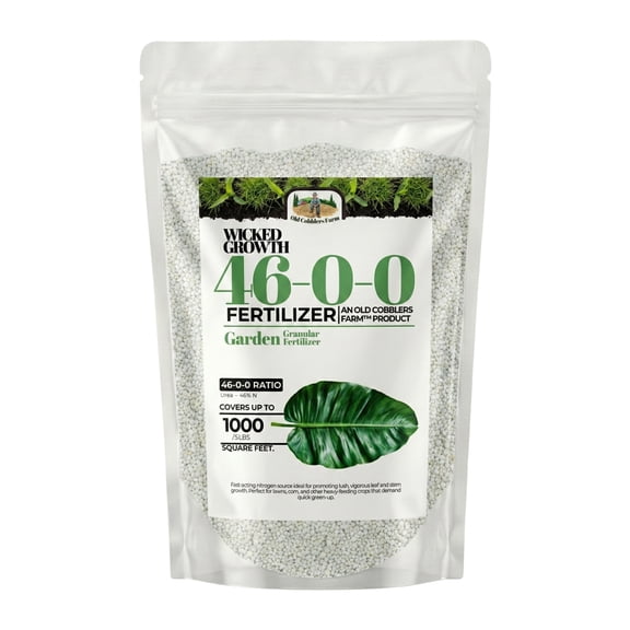 Old Cobblers Farm Wicked Growth 46-0-0 Fertilizer, High Nitrogen, 10 lbs