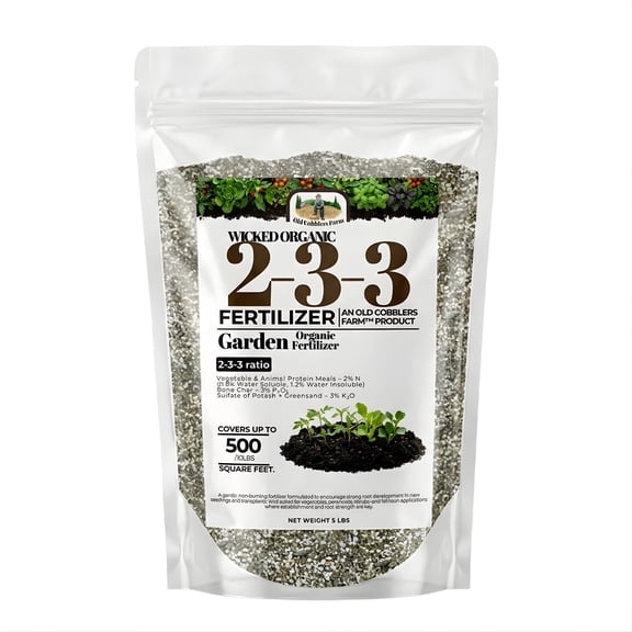 Old Cobblers Farm Wicked 2-3-3 Seed Starter Fertilizer for Seeds and Seedlings 20 lb