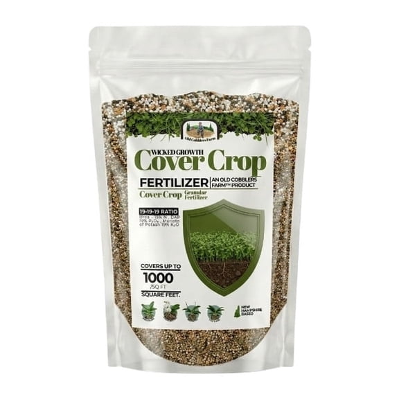 Old Cobblers Farm™ Wicked Growth Cover Crops Fertilizer – Enhances Soil Quality, and Supports a Healthy Soil Balance for Thriving Growth Between Plantings (5 lbs | 10 lbs | 15 lbs | 20 lbs) (20lbs)