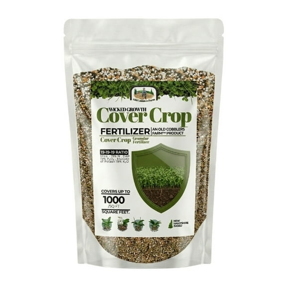 Old Cobblers Farm Wicked Growth Cover Crops Fertilizer  Enhances Soil Quality, and Supports a Healthy Soil Balance for Thriving Growth Between Plantings (5 lbs | 10 lbs | 15 lbs | 20 lbs) (10lbs)