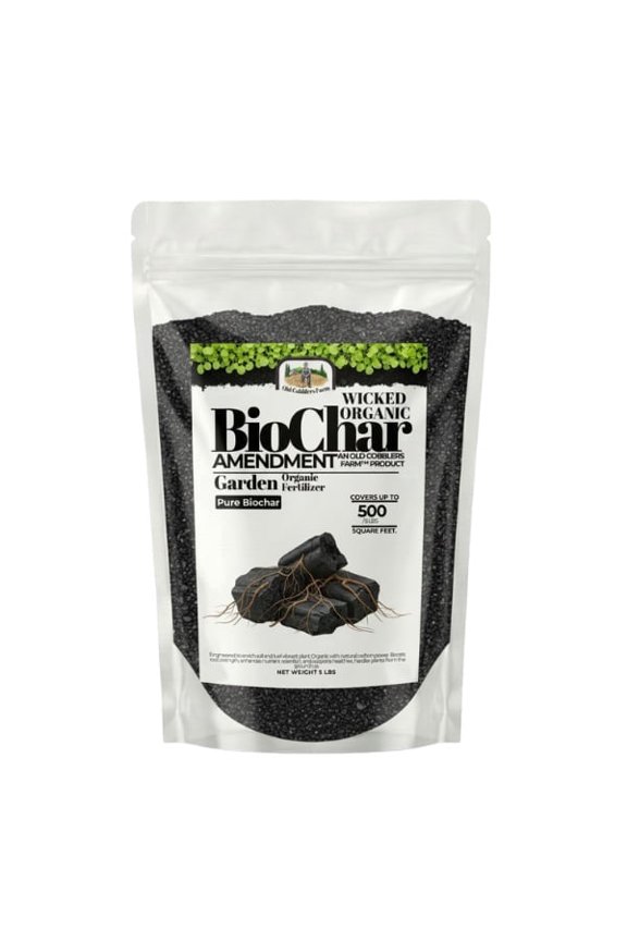 Wicked Organics Bio Char (5 lbs | 10 lbs | 15 lbs | 20 lbs) (5lbs)