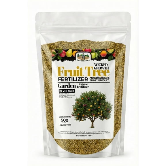 Old Cobblers Farm Wicked Organics Fruit Tree Fertilizer (5lbs|10lbs|15lbs|20lbs)  (15 lbs)