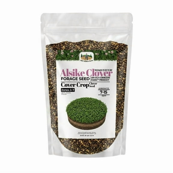 Old Cobblers Farm Wicked Tuff Turf Alsike Clover (Legumes) (5 lbs | 10 lbs | 15 lbs | 20 lbs) (10lbs)