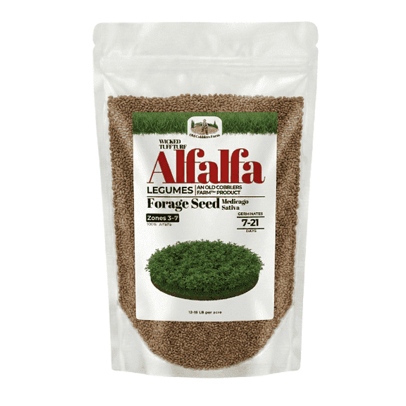 Old Cobblers Farmâ„¢ Wicked Tuff Turf Alfalfa (Legumes) (5 lbs | 10 lbs | 15 lbs | 20 lbs) (5lbs)