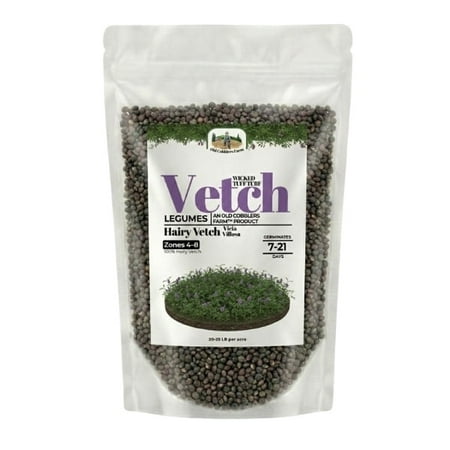 Old Cobblers Farm™ Wicked Tuff Turf Vetch (Legumes) (Vicia villosa) (5 lbs | 10 lbs | 15 lbs | 20 lbs) (15lbs)
