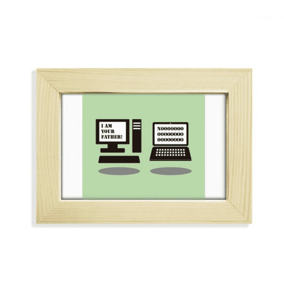 Old Computer Notebook Art Deco Fashion Desktop Decorate Photo Frame Picture Art Painting 5x7 inch