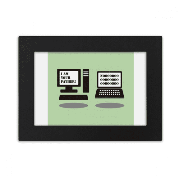 Old Computer Notebook Art Deco Fashion Desktop Photo Frame Ornaments Picture Art Painting