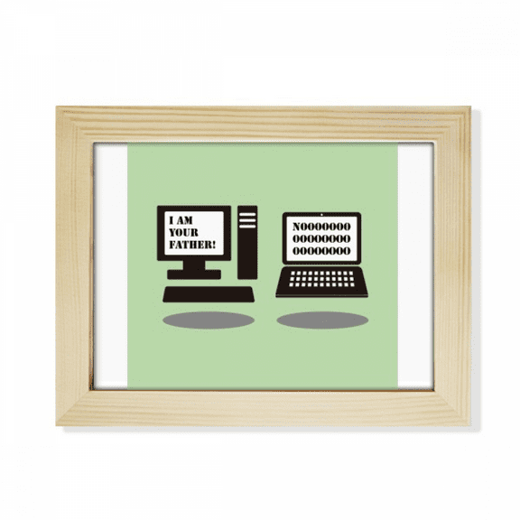 Old Computer Notebook Art Deco Fashion Desktop Photo Frame Picture Art Decoration Painting 6x8 inch