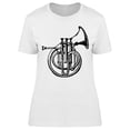 thumbnail image 1 of Old Cornet T-Shirt Women -Image by Shutterstock, Female XX-Large, 1 of 2