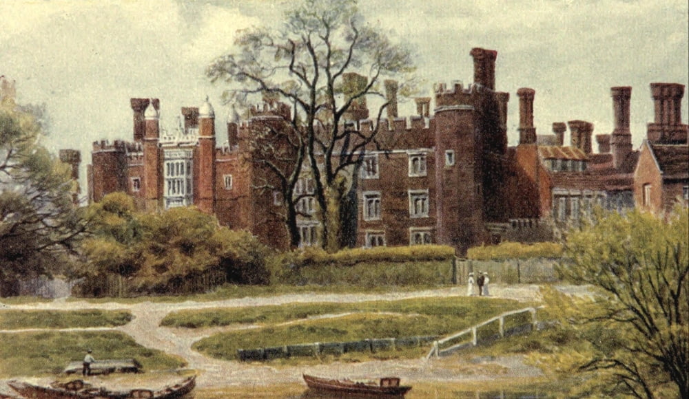 Old Country 1922 Hampton Court Canvas Art - Alfred Quinton (24 x 36)