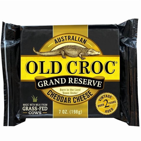 Old Croc Gran Reserva Cheddar Cheese, Plastic Wrapper, Refrigerated