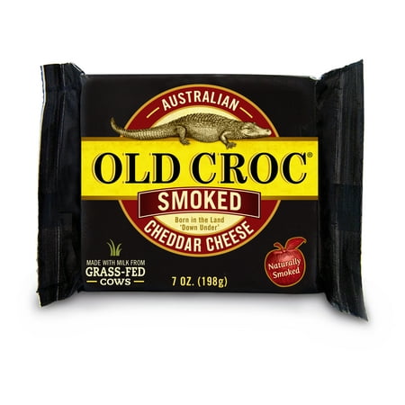 Old Croc Cheese Smoked Cheddar Wedge, 6 oz