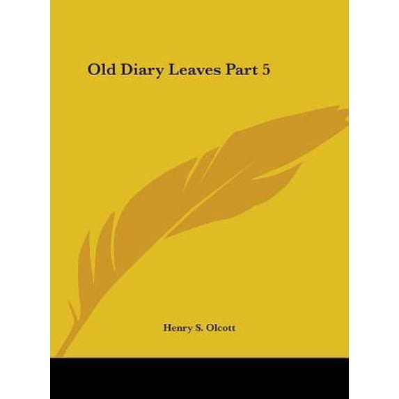 Old Diary Leaves Part 5 Paperback