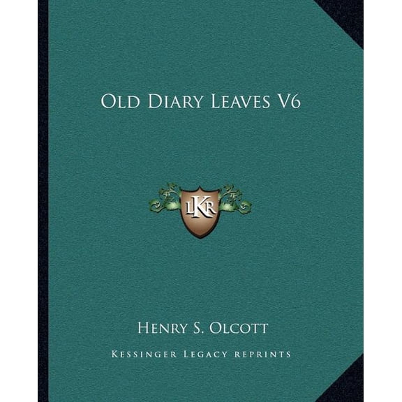 Old Diary Leaves V6 (Paperback)