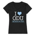 thumbnail image 1 of Old Dominion University I Love Women T-Shirt, Black - Medium, 1 of 1