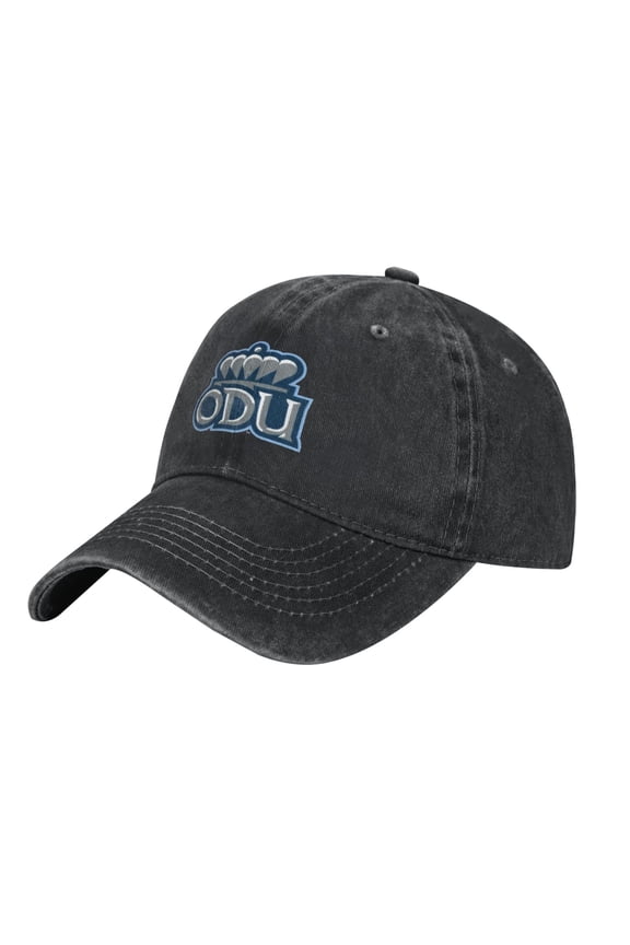 Old Dominion University Logo Hat Adjustable Baseball Cap Cotton Cowboy Hat, Fashionable For Man Woman