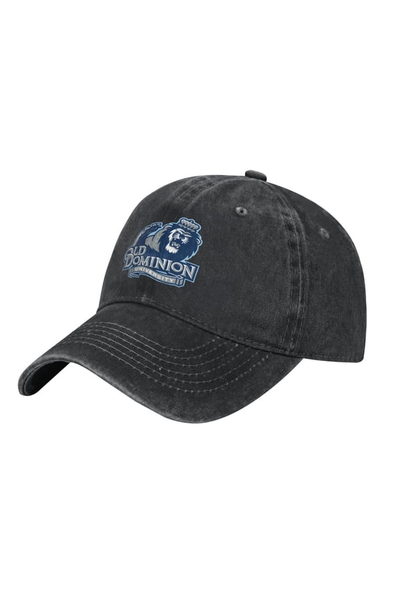 Old Dominion University Logo Hat Adjustable Baseball Cap Cotton Cowboy Hat, Fashionable For Man Woman