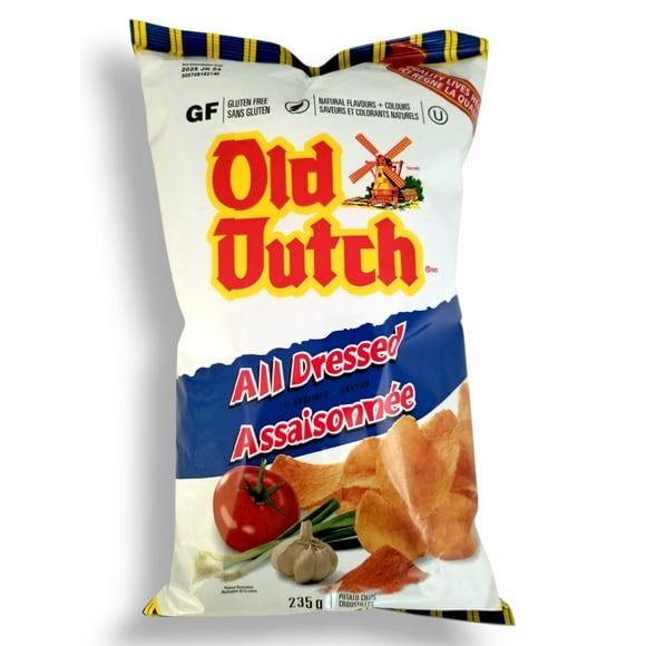 Old Dutch All Dressed Potato Chips, 235g/8.3 oz