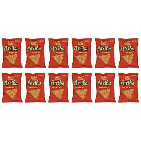 Old Dutch Arriba Nacho Cheese Tortilla Chips, 12 Pack, 45g/1.6 oz