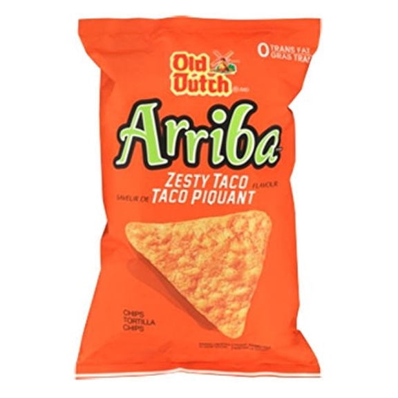 Old Dutch Arriba Zesty Taco Tortilla Chips, 45g/1.6 oz