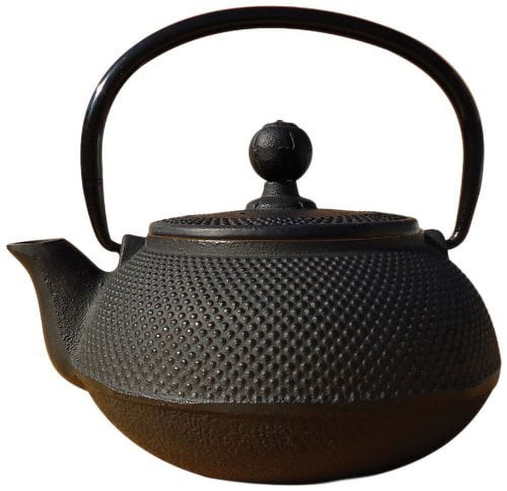 Old Dutch Cast Iron Sapporo Teapot, 20Ounce, Black