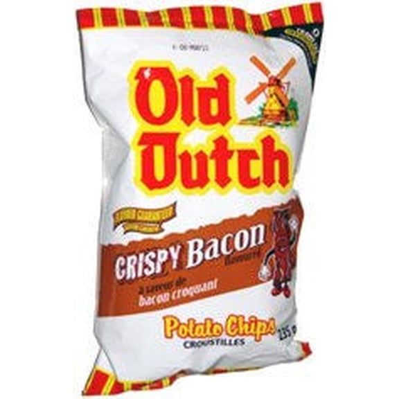 Old Dutch Crispy Bacon Potato Chips 255g/9 oz