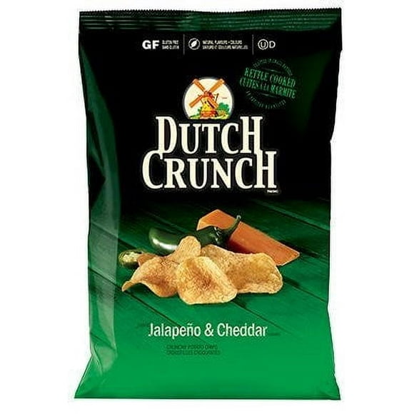 Old Dutch Crunch Jalapeno & Cheddar Kettle Cooked Chips 200g {Imported from Canada}
