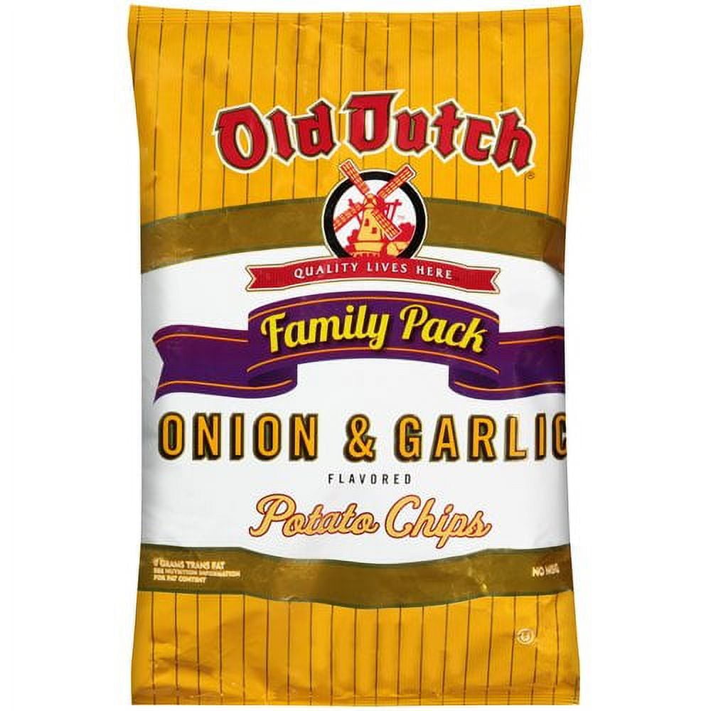 Old Dutch Family Pack Onion & Garlic Flavored Potato Chips, 9.5 oz.