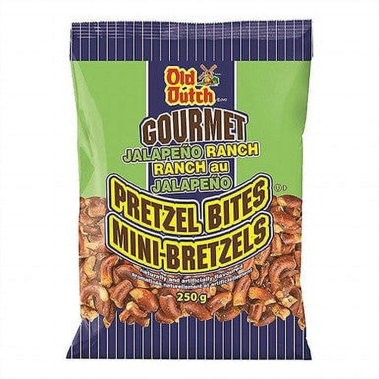 Old Dutch Gourmet Jalapeno Ranch Pretzel Bites, 250g/8.75oz, Bag