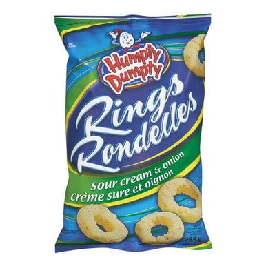 Old Dutch Humpty Dumpty Rings, Sour Cream & Onion, 265g/9.3 oz