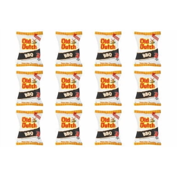Old Dutch Potato Chips, BBQ, 40g/1.4oz, (12 Pack) {Imported from Canada}