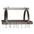 thumbnail image 1 of Old Dutch Rectangular Hanging Pot Rack with Grid & 24 Hooks, Oiled Bronze, 30" x 20.5" x 15.75", 1 of 3