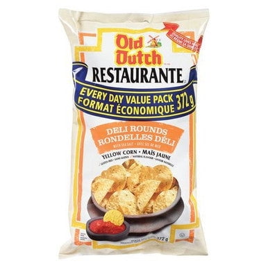 Old Dutch, Restaurante Deli Rounds Tortilla Chips, 372g/13.1 oz