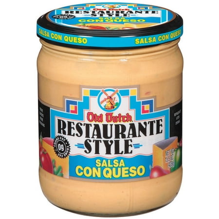 Old Dutch Restaurante Style Salsa Con Queso Cheese Dip, 15.5 oz