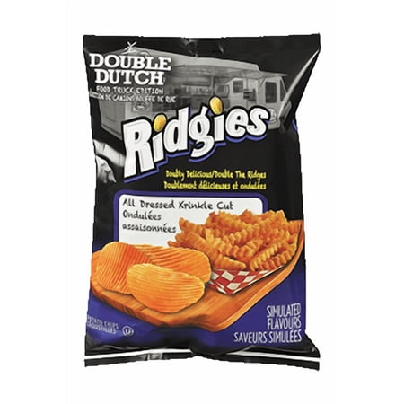 Old Dutch Ridgies All Dressed Potato Chips One Large Bag