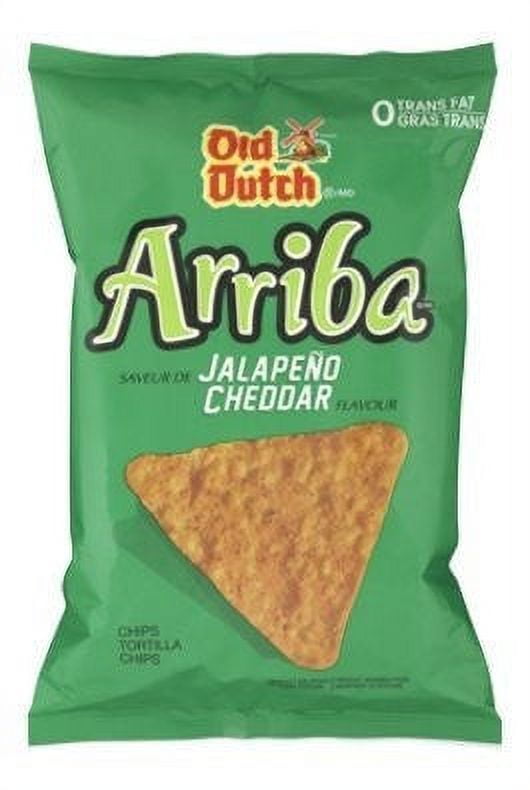 Old Dutch Tortilla Chips Jalapeno & Cheddar 245g 8.64oz{Imported from