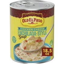 Old El Paso Chicken Cheese Enchilada-Style Soup, Ready to Serve Canned Soup, 18.5 oz