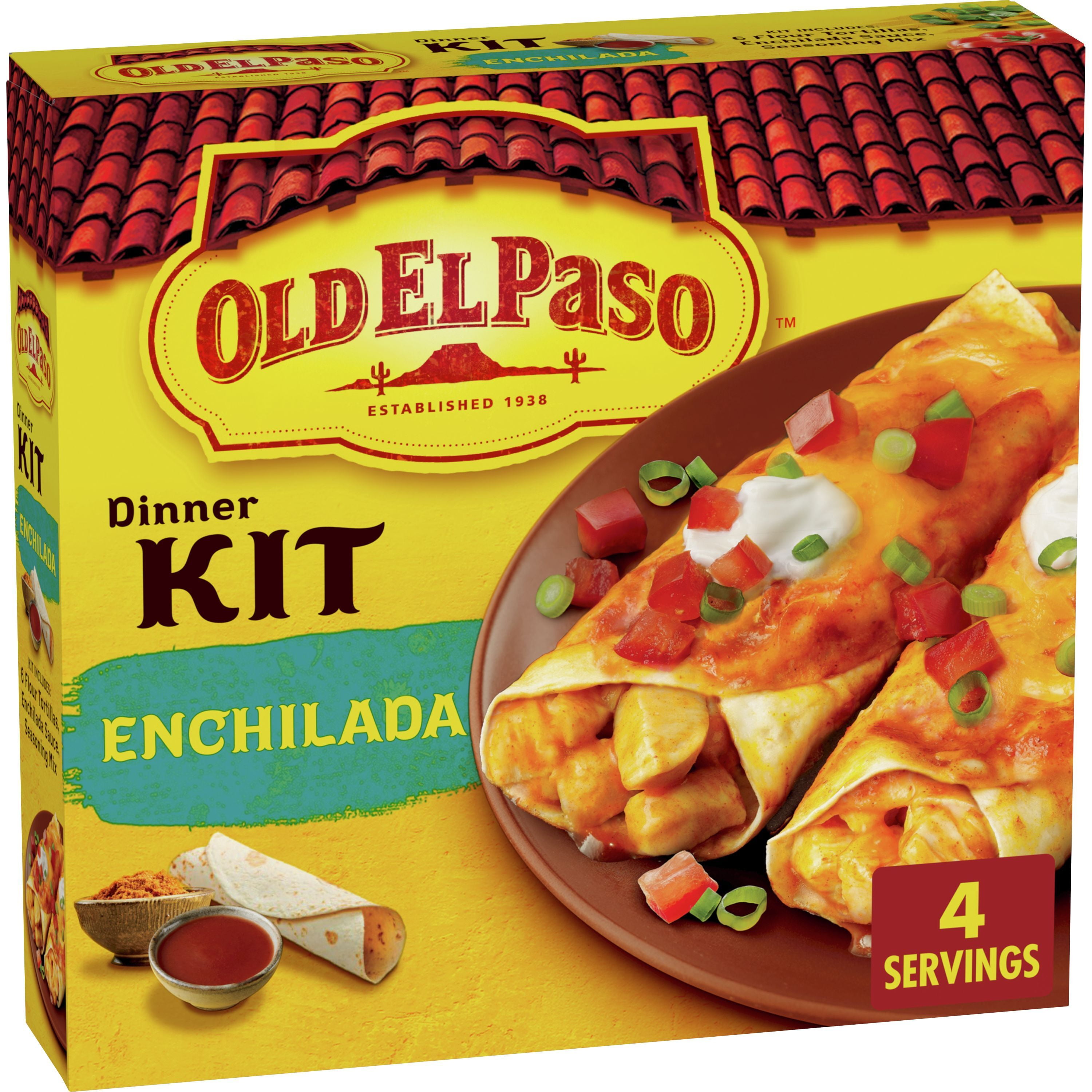 Old El Paso Enchilada Dinner Kit With Flour Tortillas, Enchilada Sauce