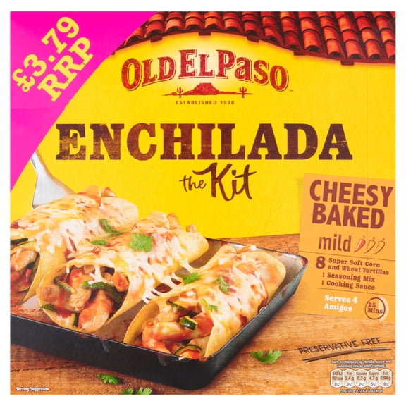 Old El Paso Enchilada the Kit Cheesy Baked 663g (pack of 4)