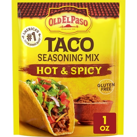 Old El Paso Hot & Spicy Taco Seasoning, 1 oz.