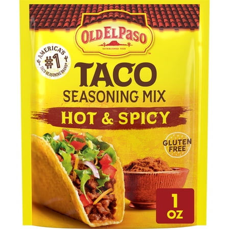 Old El Paso Hot & Spicy Taco Seasoning, 1 oz.