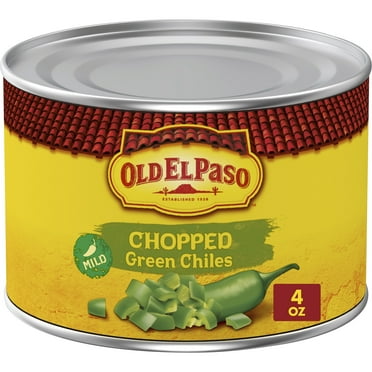 Old El Paso Mild Chopped Green Chiles, Meal Prep, 4 oz