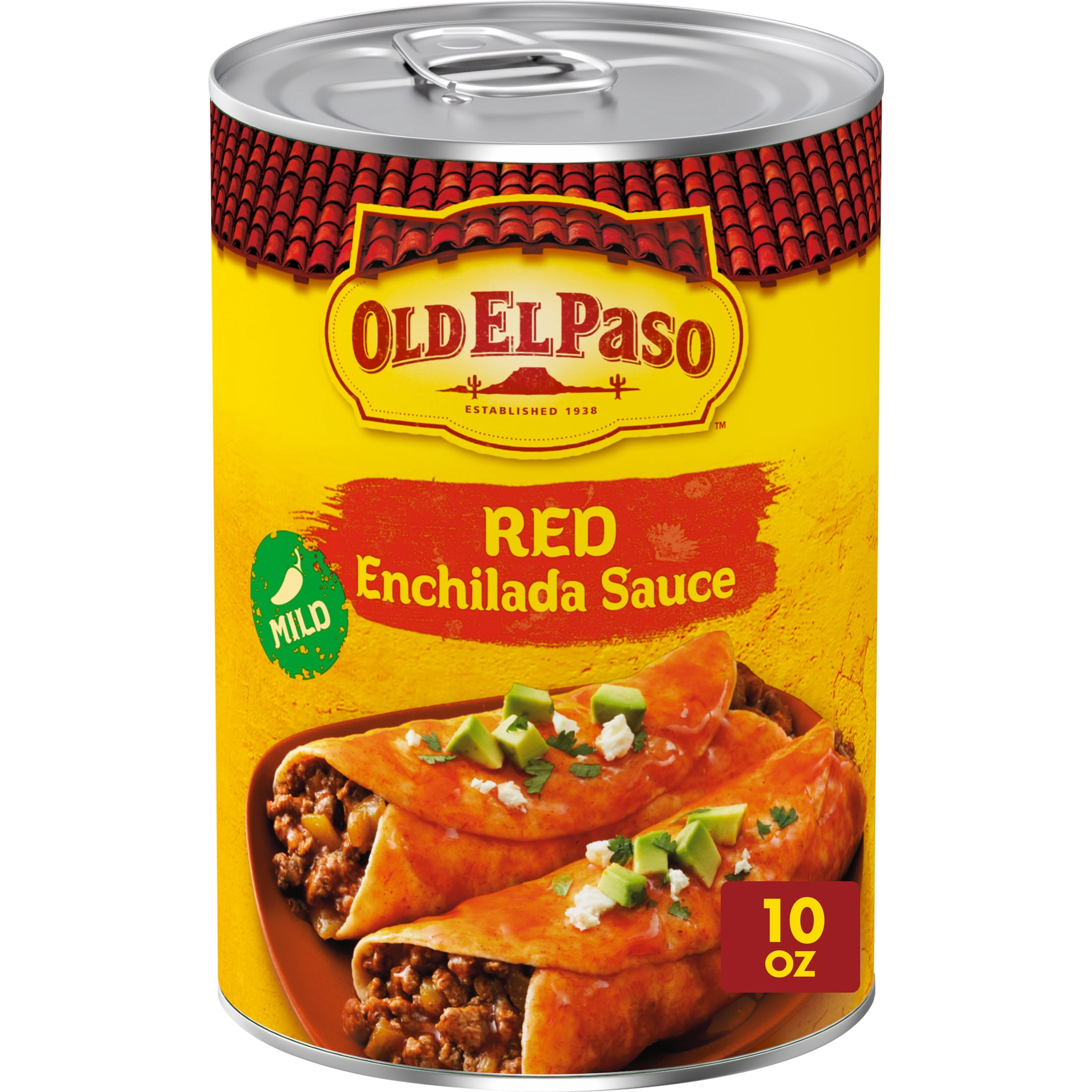 Old El Paso Mild Red Enchilada Sauce, Meal Prep, 10 oz