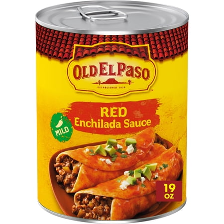 Old El Paso Mild Red Enchilada Sauce, Meal Prep, 19 oz