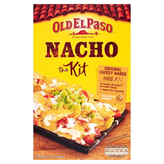 Old El Paso Original Cheesy Baked Nacho Kit 505G, Imported from Britain