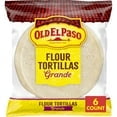Old El Paso Restaurant Style Grande Flour Tortillas 6 Count (Pack of 2)